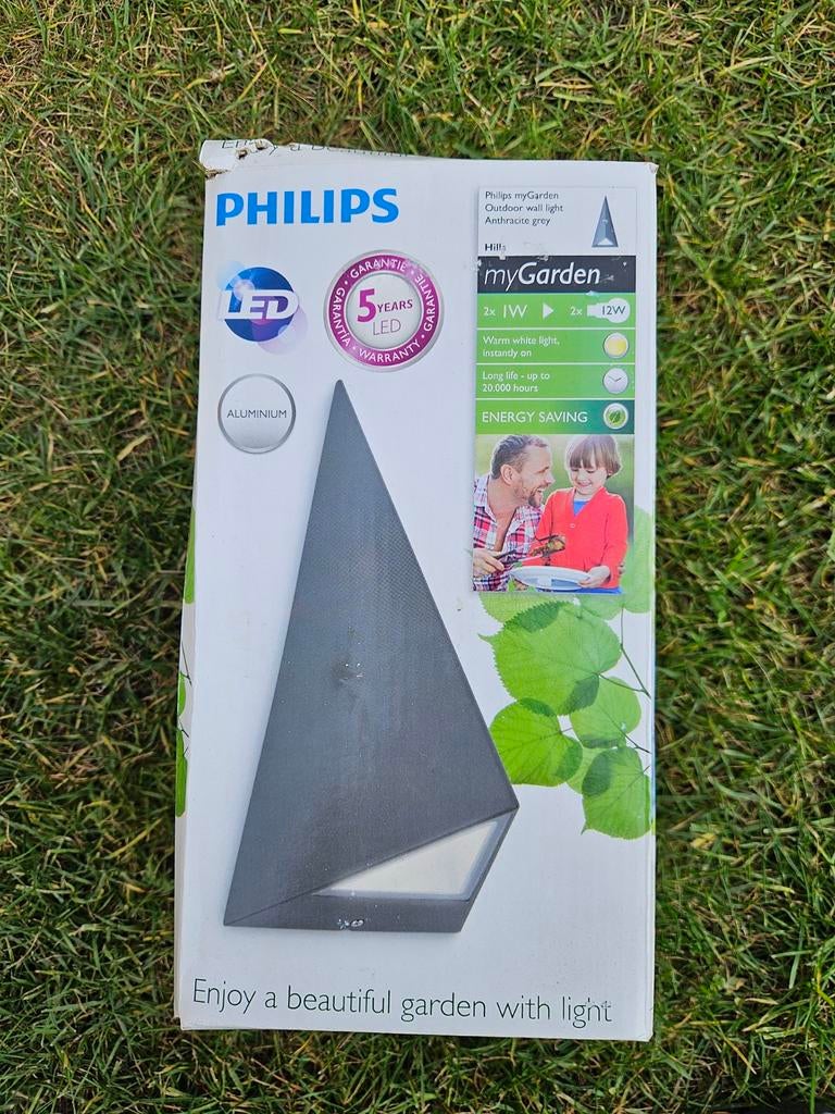 Philips LED buitenverlichting, Minder dan 50 watt, Wandlamp, Aluminium, Ophalen of Verzenden