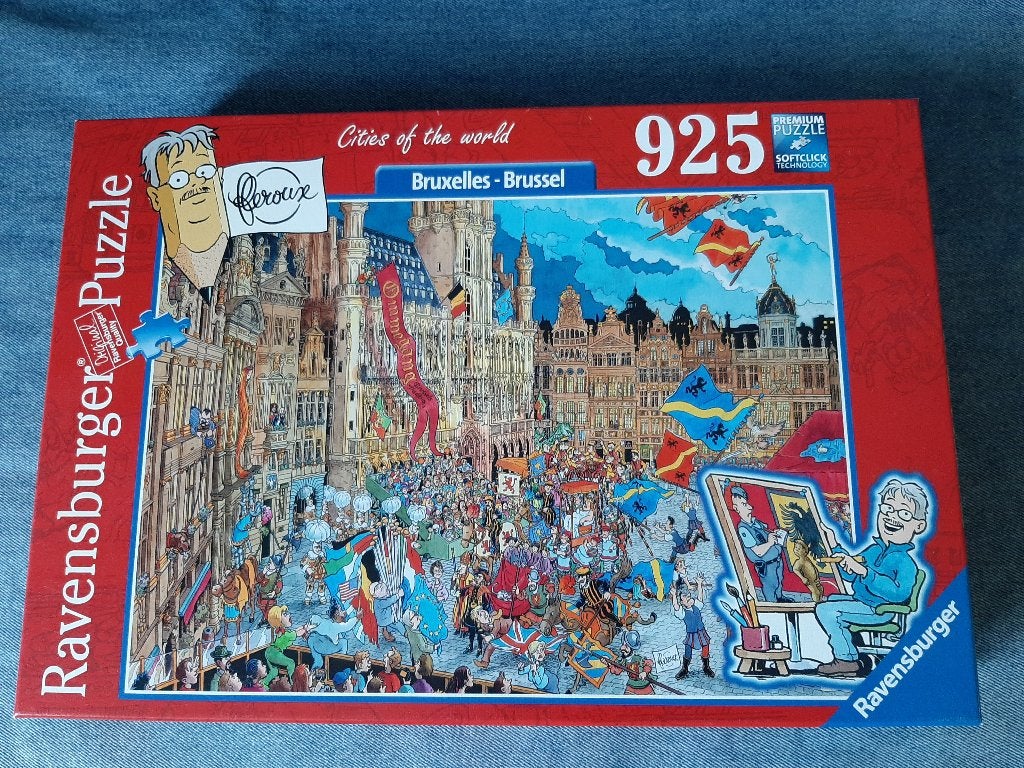 2 puzzels van Fleroux, allemaal compleet, Ophalen, 500 t/m 1500 stukjes, Gebruikt, Legpuzzel