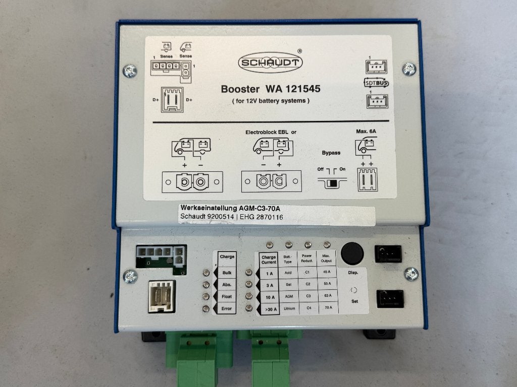 Schaudt Booster WA 121545 voor 12V accusystemen, Ophalen of Verzenden, Zo goed als nieuw