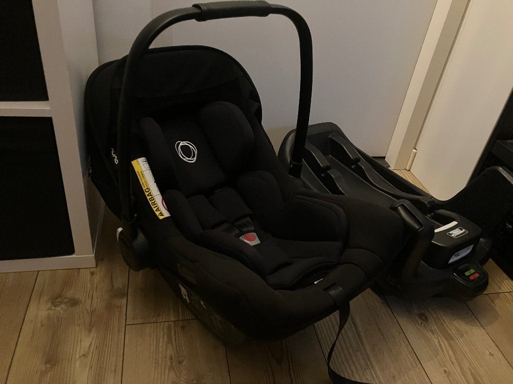 Bugaboo turtle air autostoel met isofix base, Zo goed als nieuw, Isofix, 0 t/m 13 kg, Ophalen