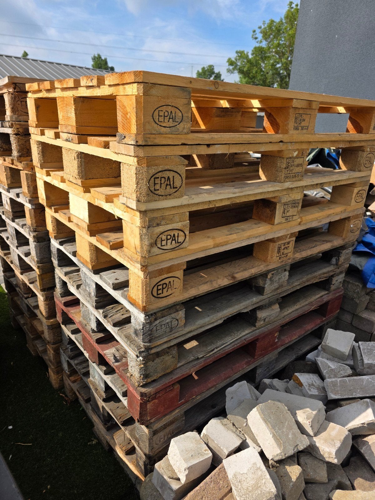 20 stuks euro / epal pallets, Ophalen, Overige houtsoorten, Minder dan 200 cm, Pallet
