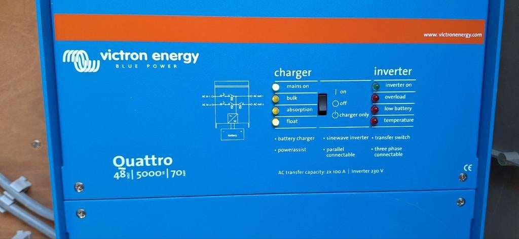 12 kw thuisaccu victron quattro 48 5000 70, Ophalen, Overige typen