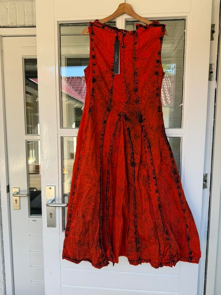 Mandarine dye jurk Rundholz Dip mt M/L, Rundholz, Nieuw, Oranje, Wachtendonk