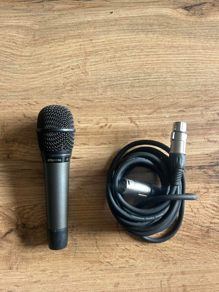 Zangmicrofoon Audio-Technica ATM610a, Ophalen of Verzenden, Zo goed als nieuw, Zangmicrofoon