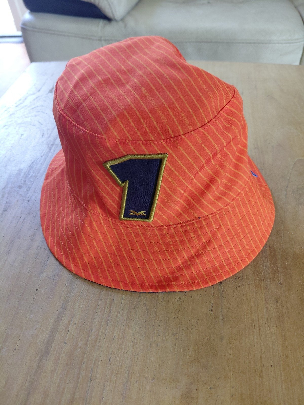 Max Verstappen Bucket Hat - Oranje Wereldkampioen, Max Verstappen, Hoed, Zo goed als nieuw, One size fits all