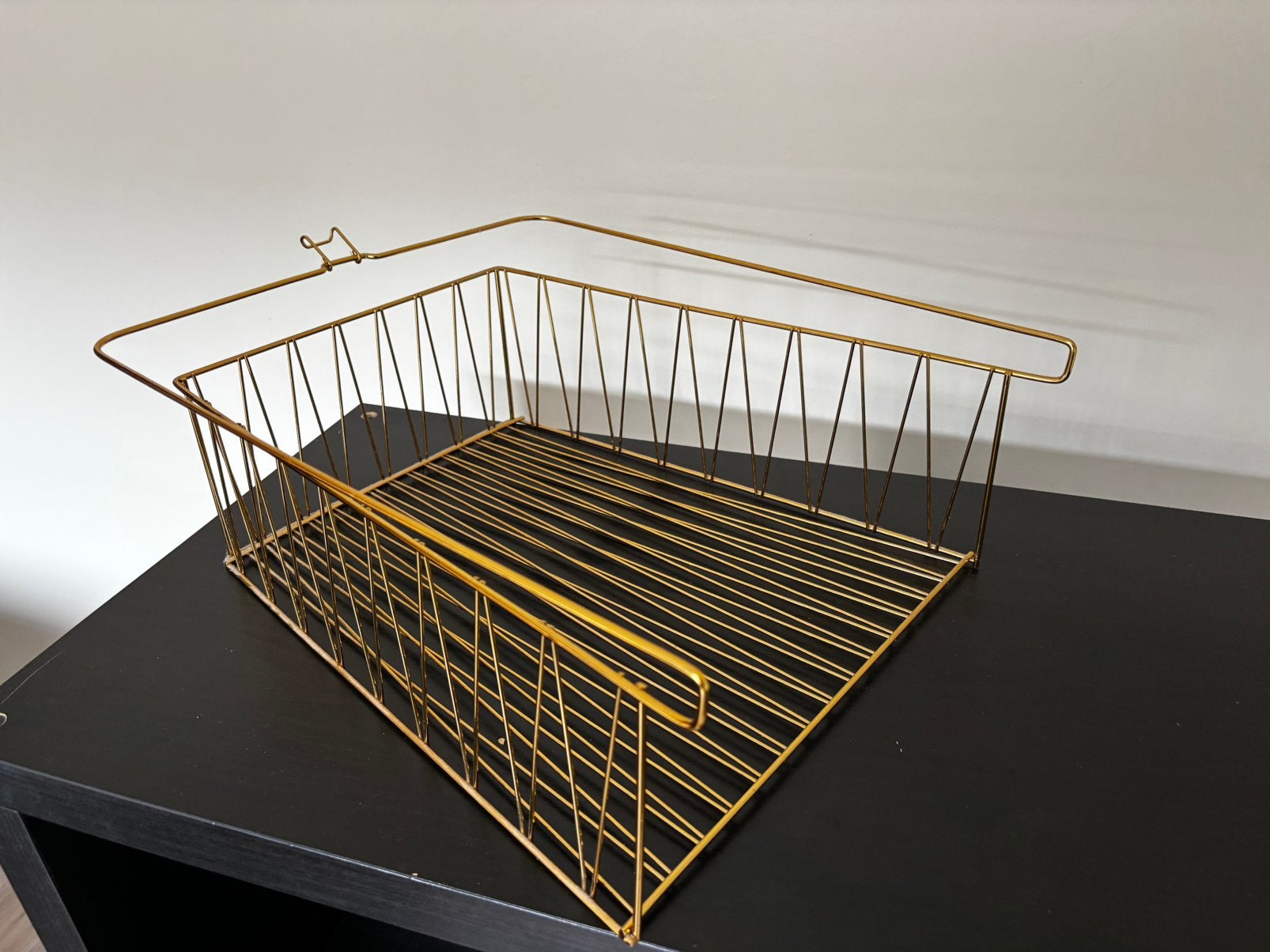 Gouden opberg accessoire KALLAX, Huis en Inrichting, Kasten | Wandmeubels, Ophalen, Zo goed als nieuw, Minder dan 150 cm, Minder dan 100 cm