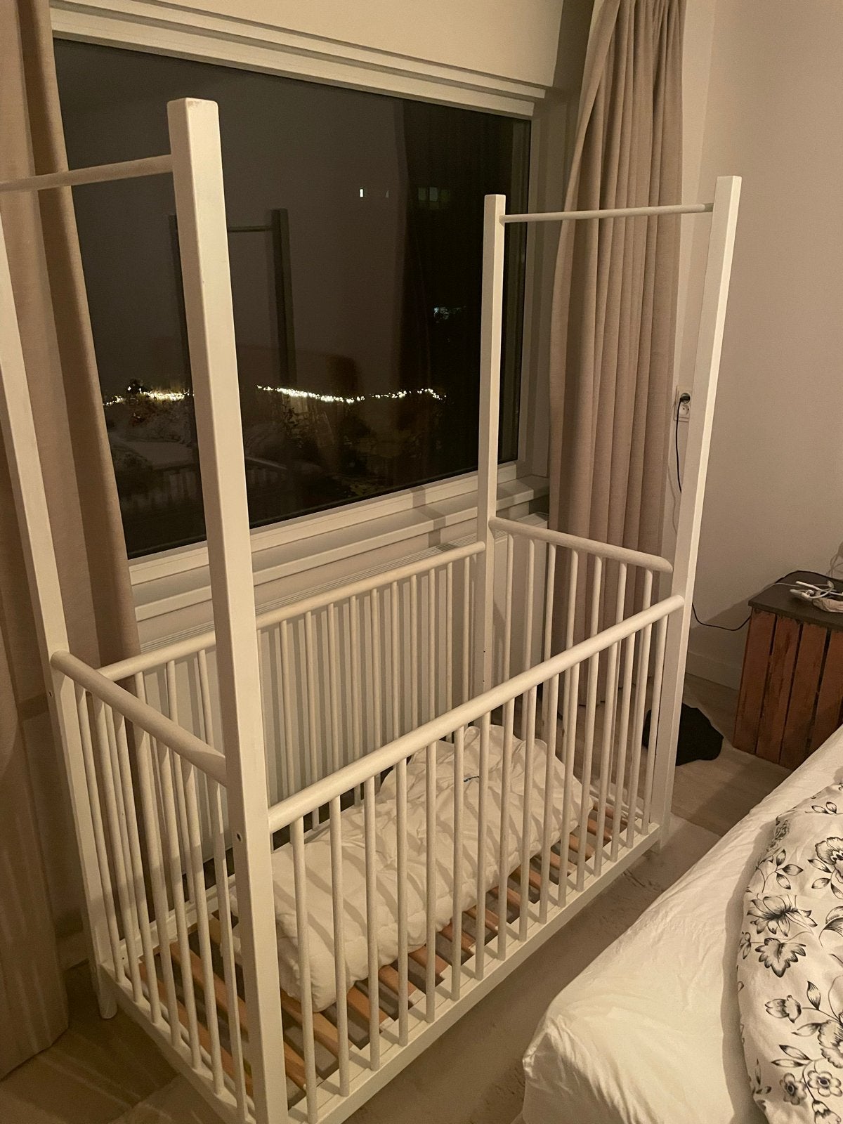 IKEA Ledikant/Wieg (Max 60x120 cm), Ophalen, Gebruikt, Ledikant