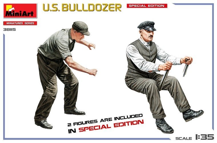 MINIART U.S. BULLDOZER SPECIAL EDITION 1:35, Overige merken, Verzenden, 1:32 tot 1:50, Overige typen