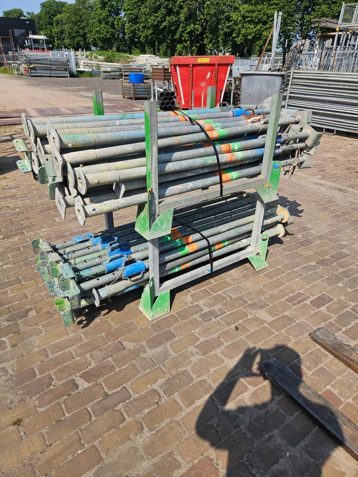 Schroefstempels BM300 uitgeschoven 300cm, Doe-het-zelf en Verbouw, Steigers, Ophalen, ., Overige typen, .