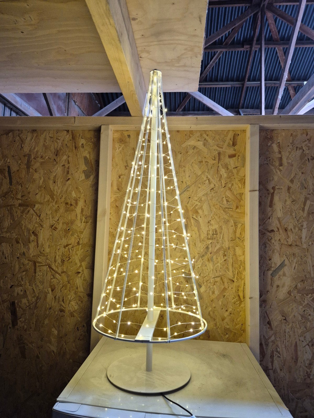 kerstboom met verlichting, Ophalen of Verzenden