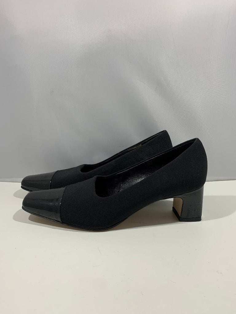 Amalfi by Rangoni, maat 39 sierlijke zwarte schoenen., Schoenen met lage hakken, Zwart, Rangoni, Ophalen of Verzenden