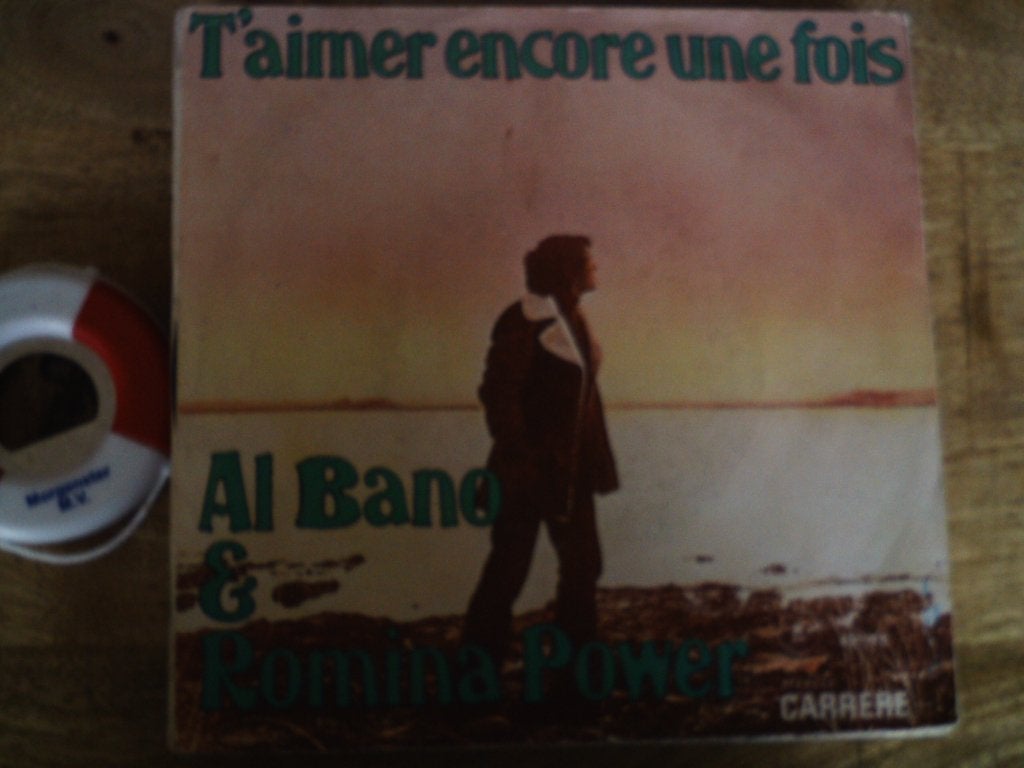 al bano / romina power - t'aimer encore une fois 10jun, Cd's en Dvd's, 7 inch, Single, Ophalen of Verzenden, Pop