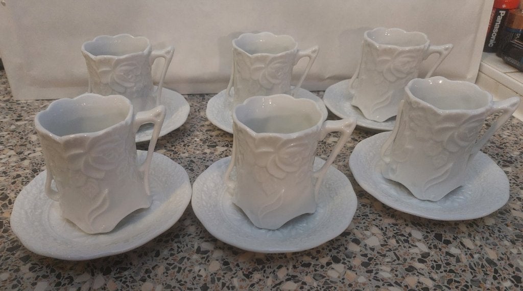 Tiffany White Romance Royal Collection 6 kop en schotels, Huis en Inrichting, Overige merken, Ophalen of Verzenden, Zo goed als nieuw