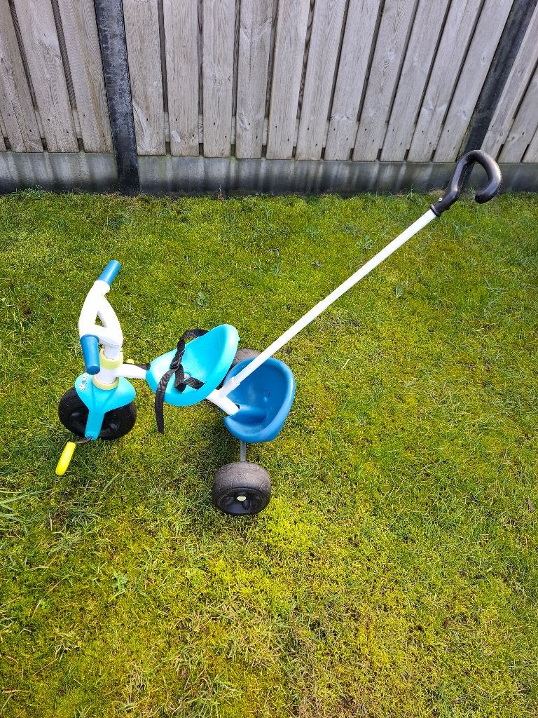 Smobey driewiler met stang gratis!!, Ophalen, Gebruikt