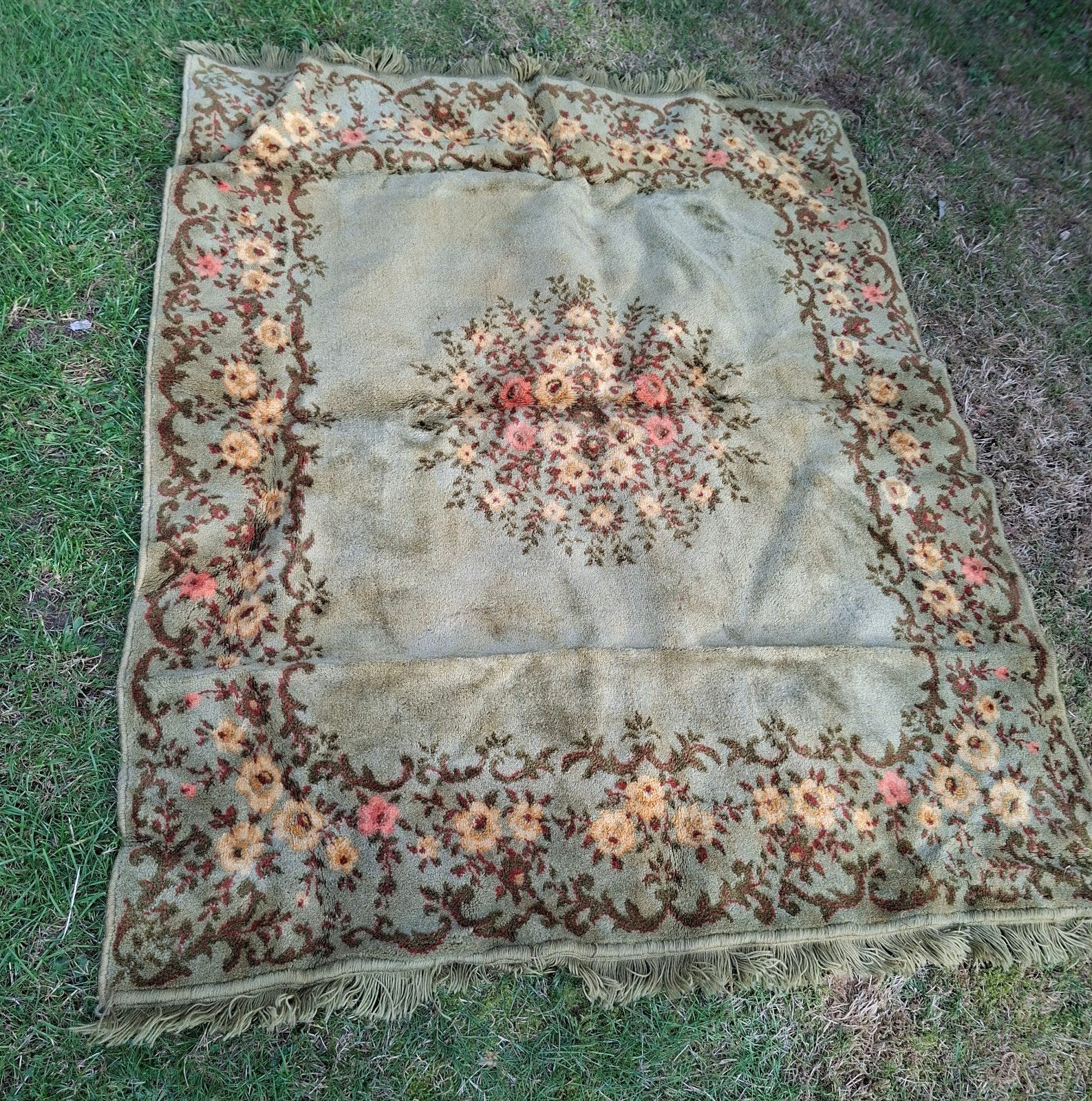 Prachtig groen tafelkleed, Ophalen, 100 tot 150 cm, 150 tot 200 cm, Rechthoekig