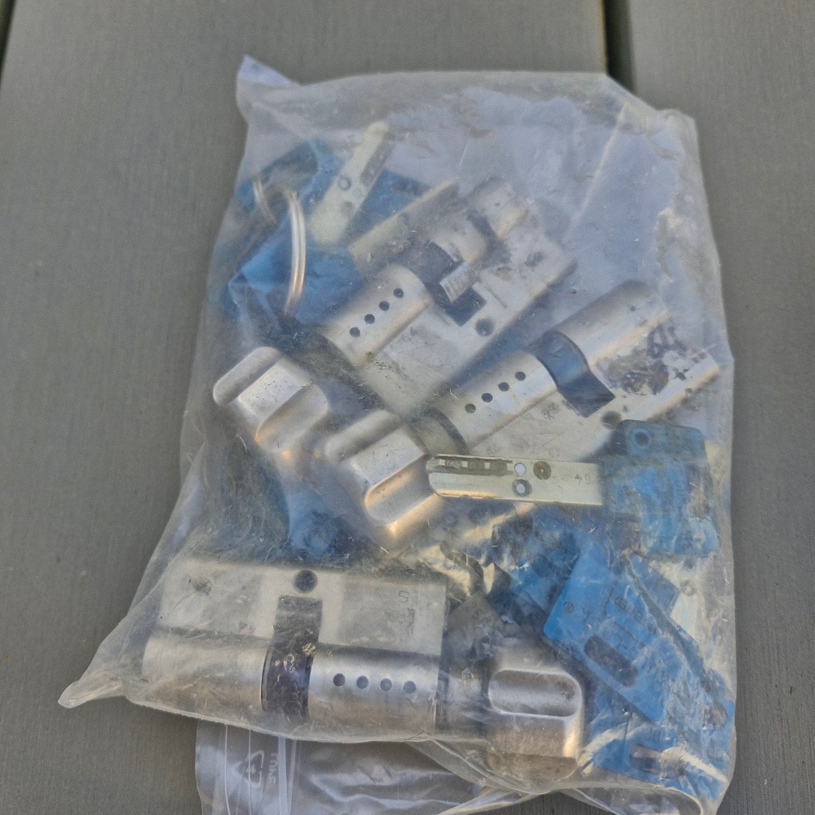 kop cilinder 3 stuks, Doe-het-zelf en Verbouw, Ophalen of Verzenden, Gebruikt, Koper of Messing, Slot