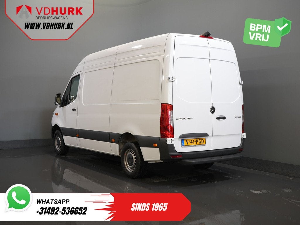 Mercedes-Benz Sprinter 317 CDI Aut. L2H2 BPM VRIJ! 3.5t Trek, Automaat, Gebruikt, 4 cilinders, USB