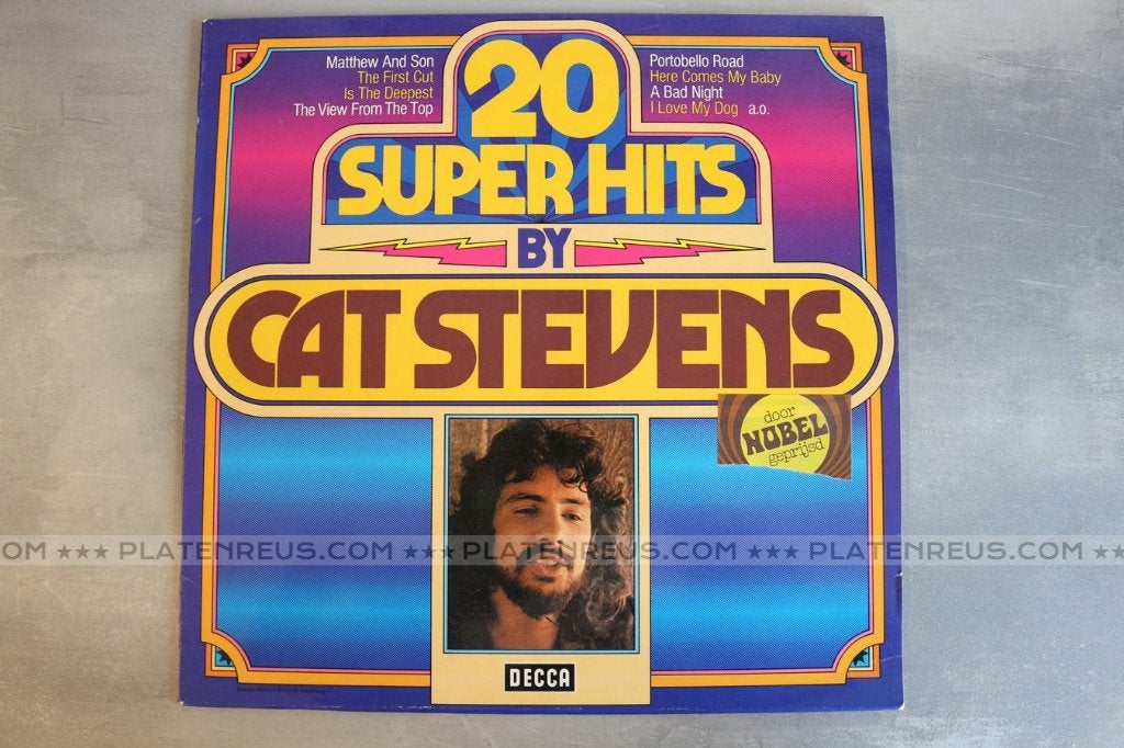 LP 20 Super Hits By Cat Stevens , 1975 Poprock 5220, LP, Gebruikt, 12 inch, Poprock