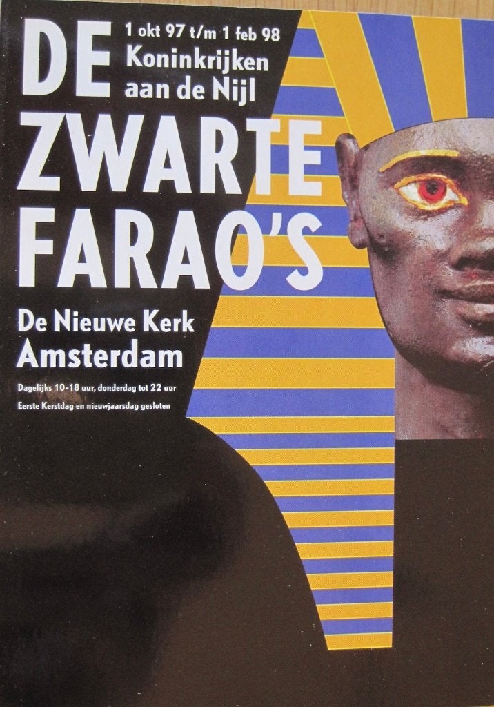 De zwarte Farao's - Nieuwe kerk tentoonstelling 1998 - nieuw, Verzenden, 1980 tot heden, Ongelopen, Overige thema's