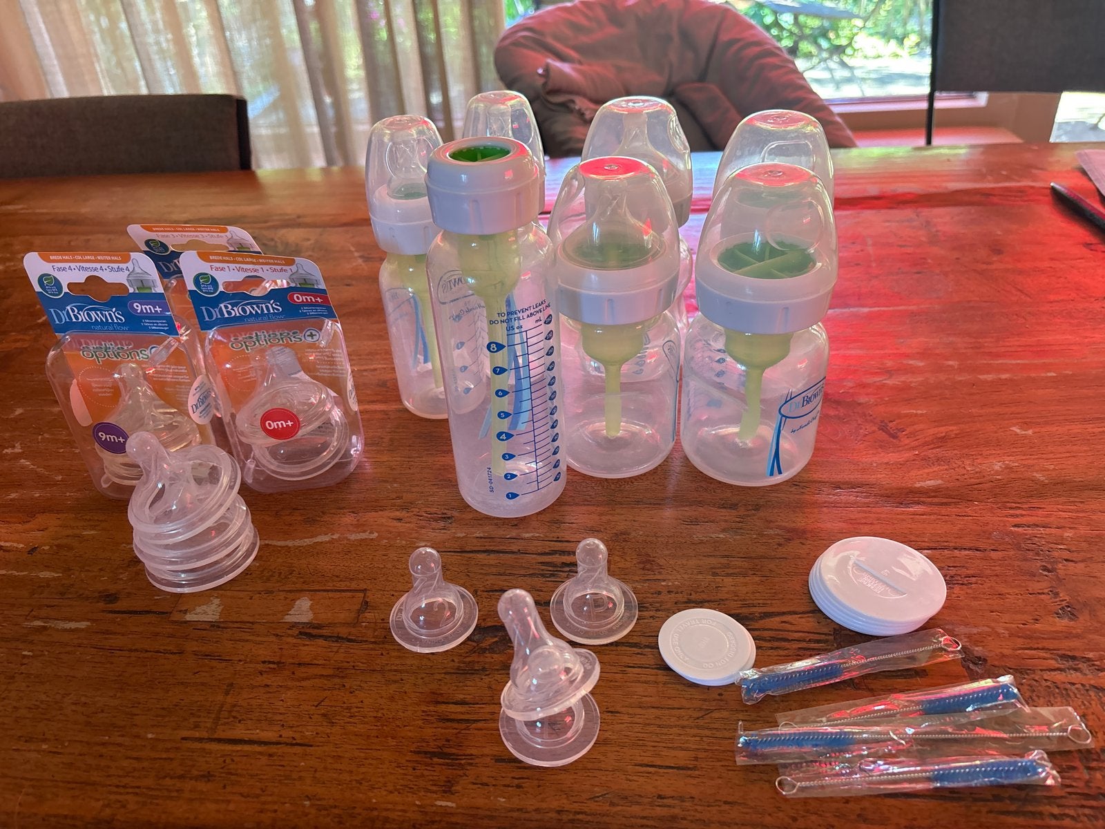 Dr. Brown's Babyflessen en Spenen Set, Dr. Brown's, Ophalen of Verzenden, Zo goed als nieuw, Babyfles