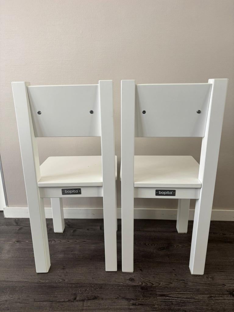 2x Bopita kinderstoelen wit, Ophalen, Gebruikt, Stoel(en)