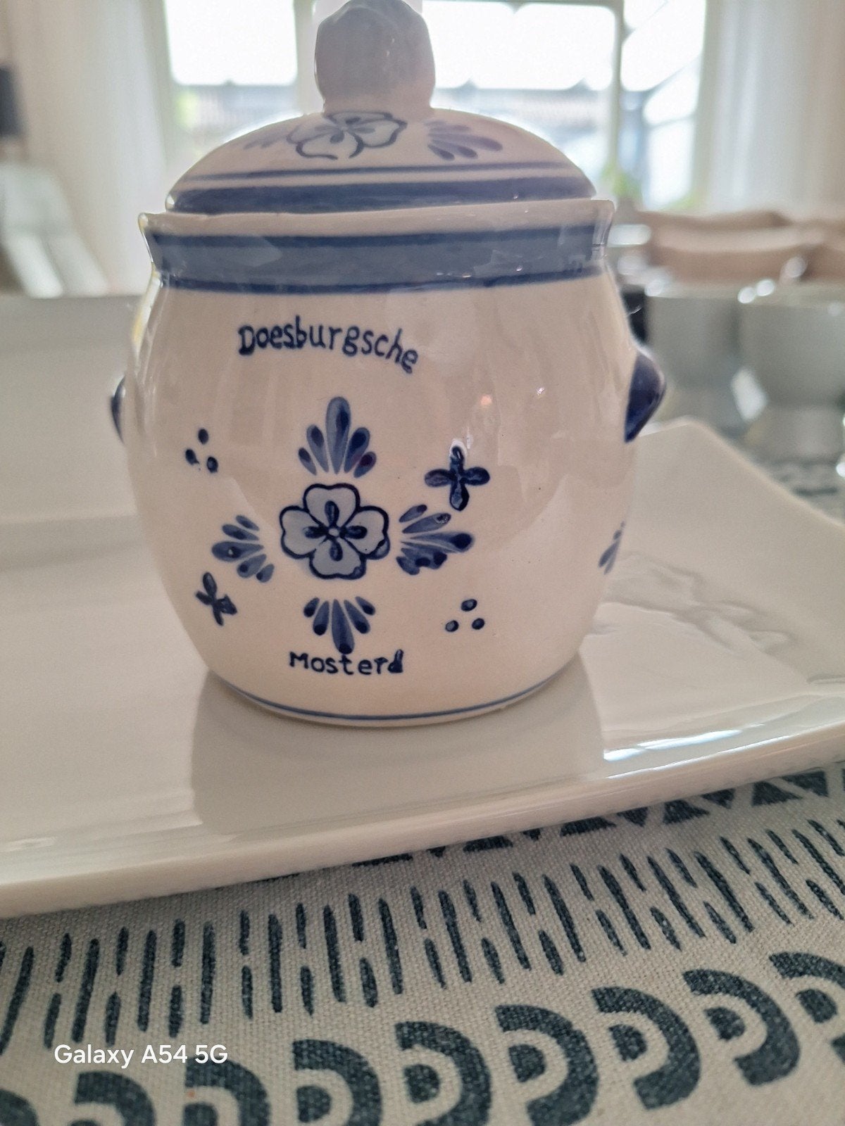 Doesburgsche Mosterdpotje Delfts Blauw, Huis en Inrichting, Ophalen