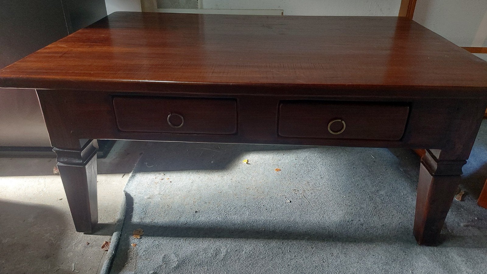 koloniale salontafel, Ophalen, Rechthoekig, 100 tot 150 cm, 50 tot 100 cm