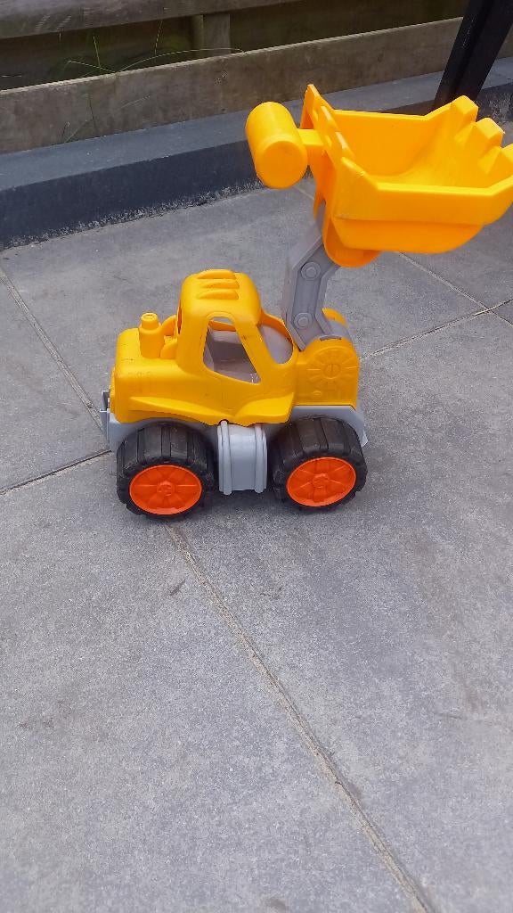 Graafmachine auto (buitenspeelgoed), Ophalen, Gebruikt