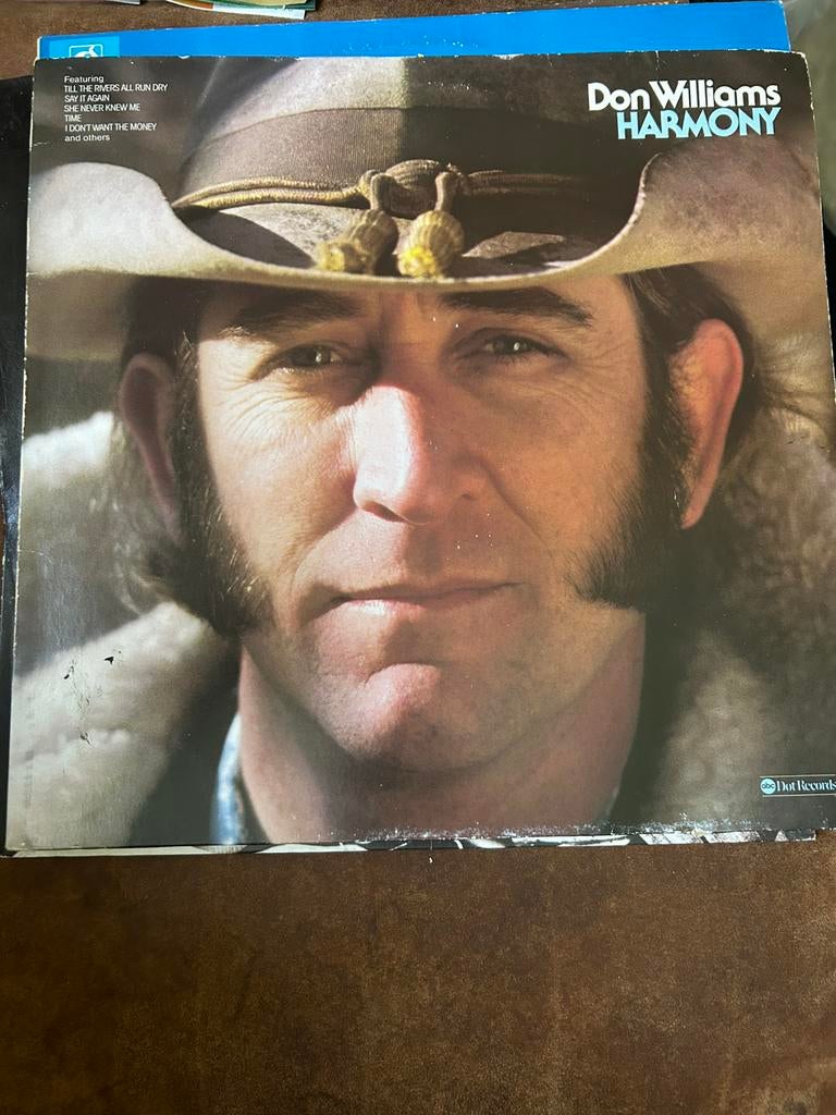 Don Williams -  harmony, Cd's en Dvd's, Vinyl | Country en Western, Ophalen of Verzenden, Zo goed als nieuw, Overige formaten