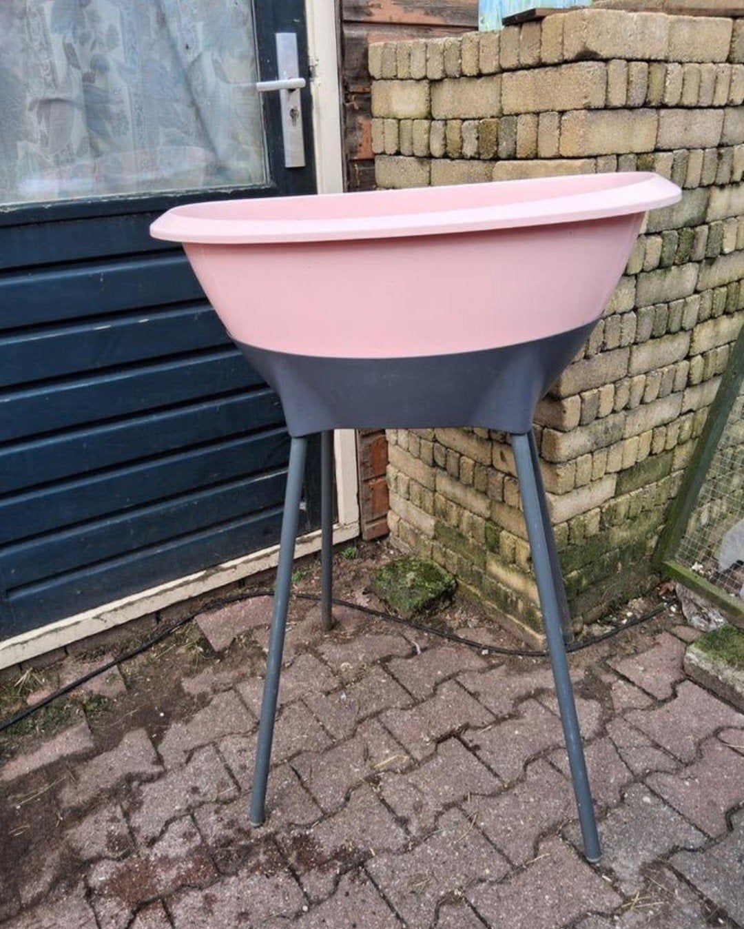 Gratis roze babybadje, Kinderen en Baby's, Badjes en Verzorging, Ophalen, Gebruikt, Badje, Standaard