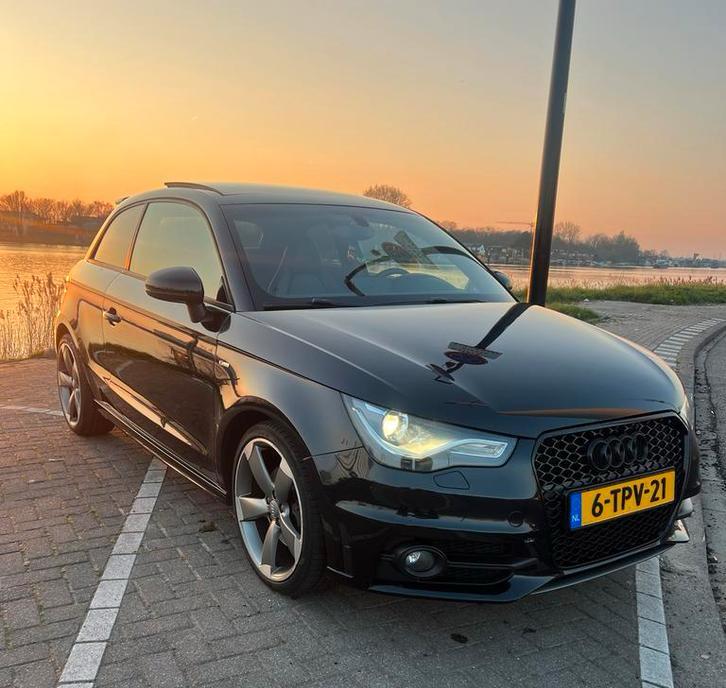 Audi A1 1.4 TFSI S-Line - S-tronic (2011) Zwart - Vol Opties, A1, Zwart, 4 cilinders, 1165 kg