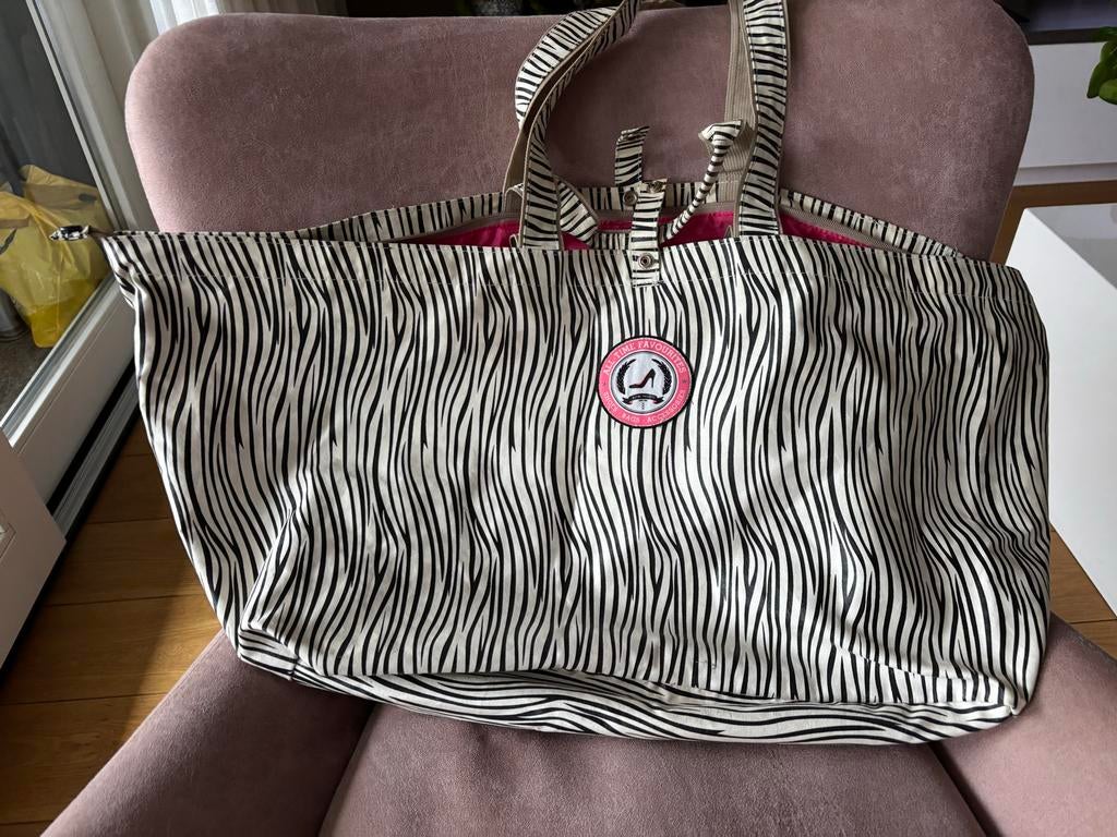 Tas all-time favorites Shopper - Zebra print, Ophalen of Verzenden, Gebruikt, Wit, Shopper
