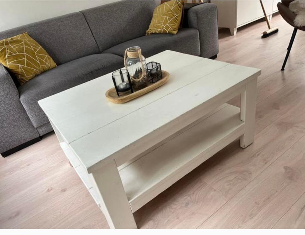 Salontafel steigerhout, Huis en Inrichting, Tafels | Salontafels, Ophalen, Rechthoekig, 50 tot 100 cm, Minder dan 50 cm