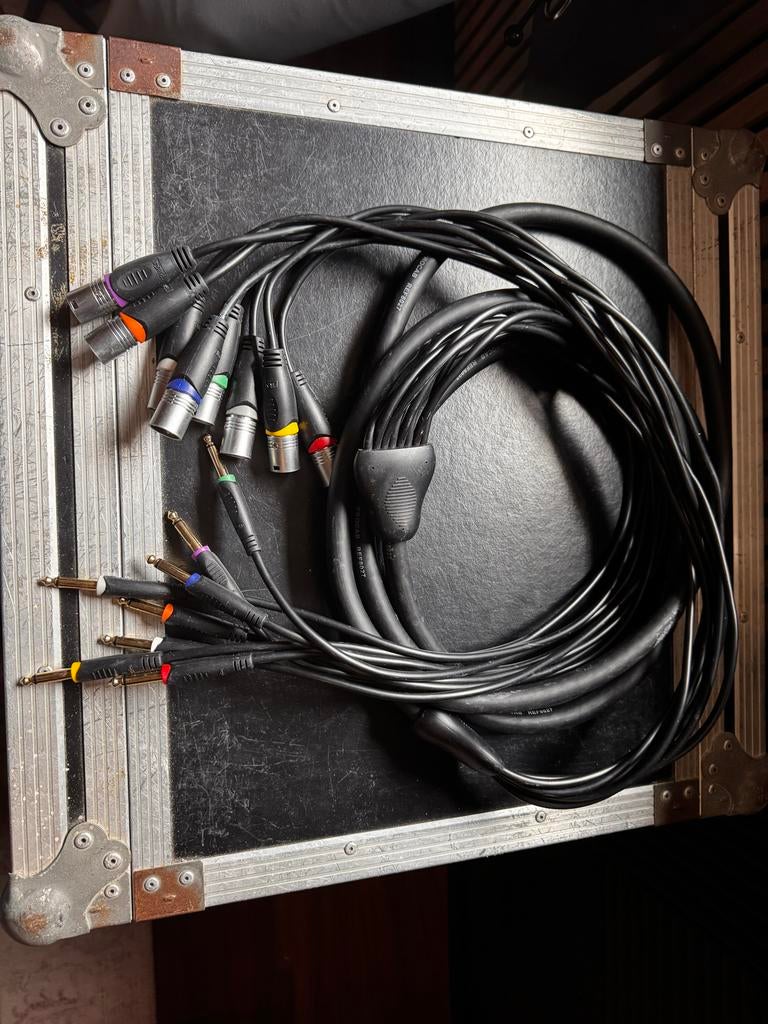 Multikabels divers (jack, rca en xlr), Ophalen of Verzenden, Gebruikt, Apparatuur