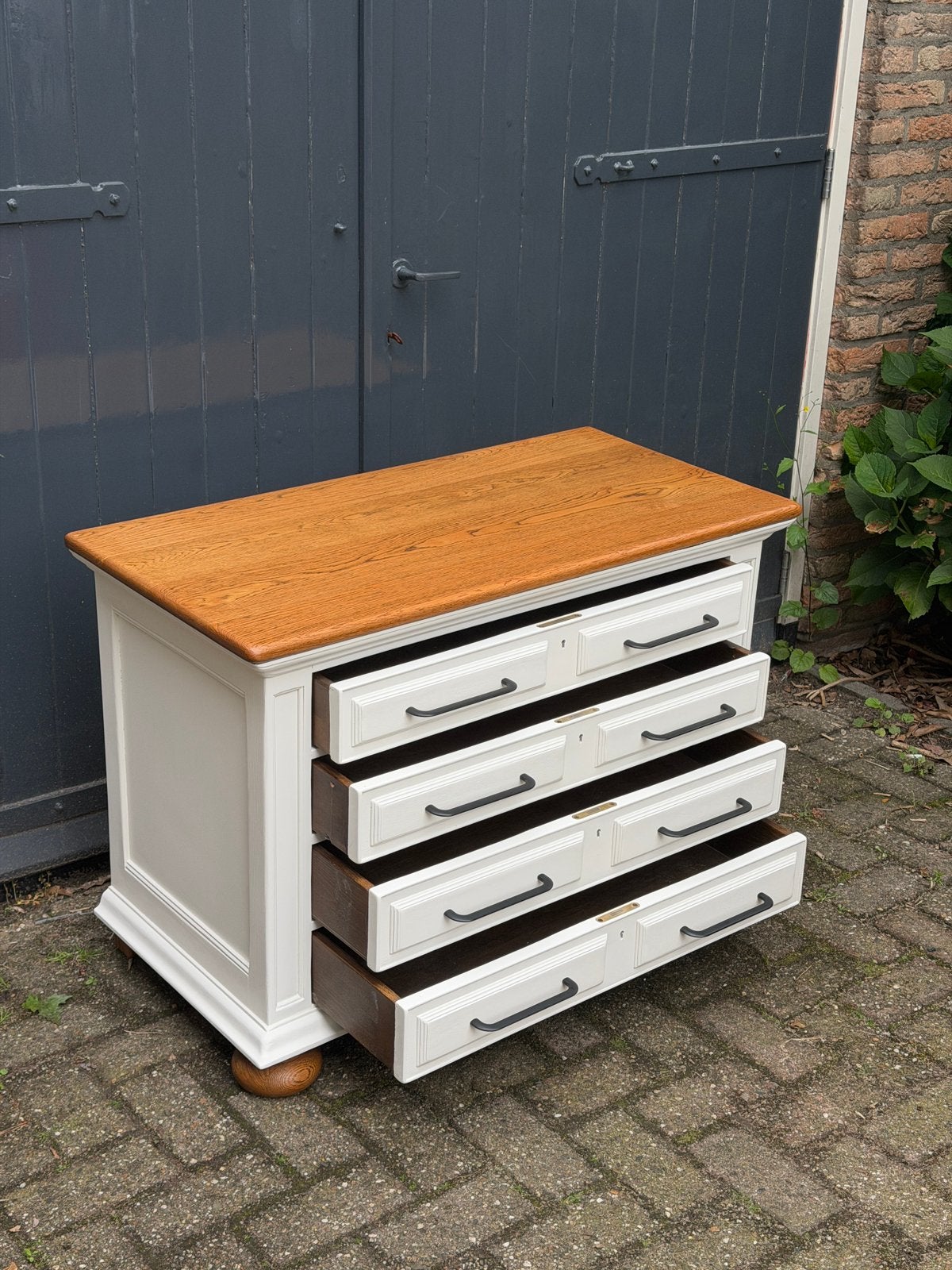 Ladekast massief hout | Vintage | Restyle, Zo goed als nieuw, 3 of 4 laden, Minder dan 100 cm, 25 tot 50 cm