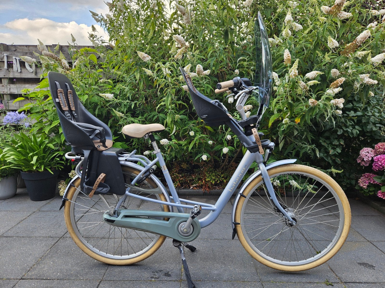 complete batavus moederfiets, Ophalen, 2 zitjes, 53 tot 56 cm, Batavus