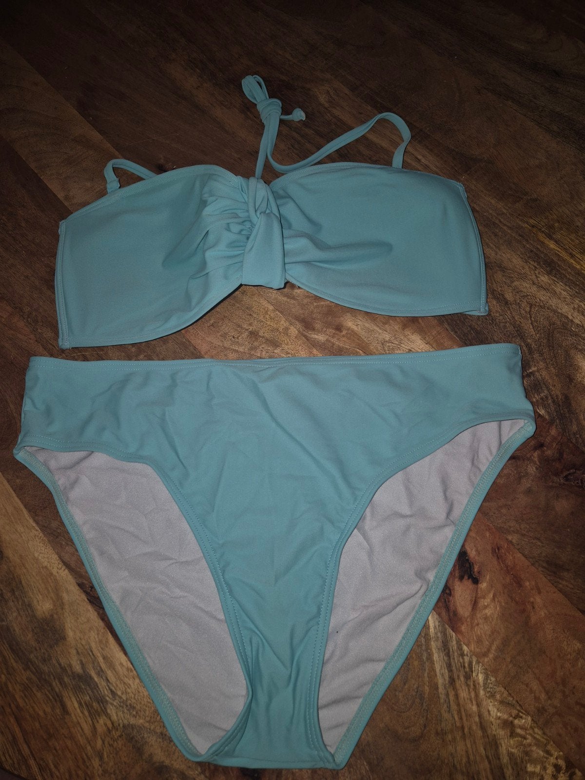 Bikini Livera maat 44 mintgroen/blauw in zeer goede staat, Blauw, Ophalen of Verzenden, Bikini, Gedragen