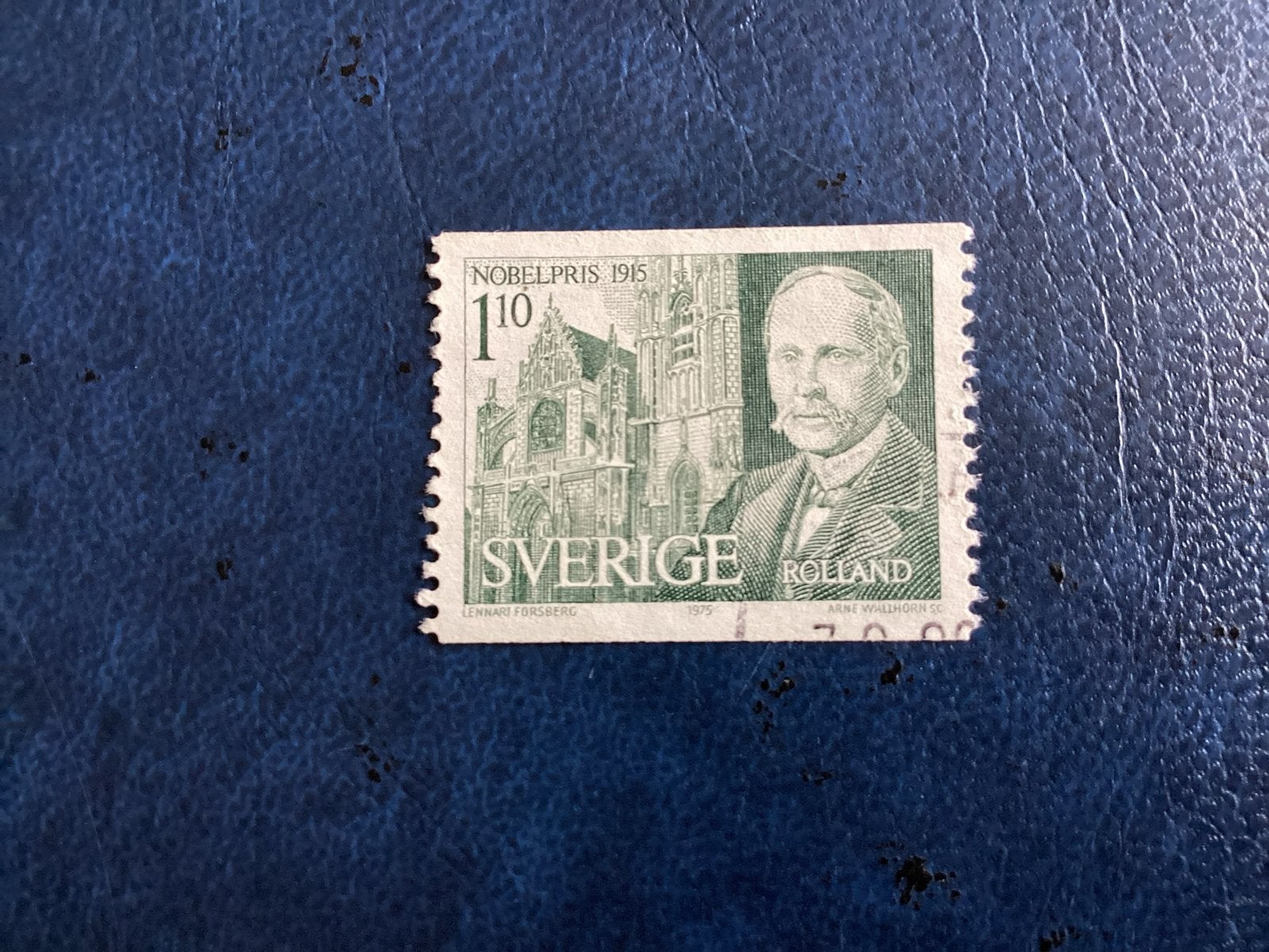Zweden 1975-Mi.934-  Nobelprijs 1915 Rolland, Ophalen of Verzenden, Zweden, Gestempeld