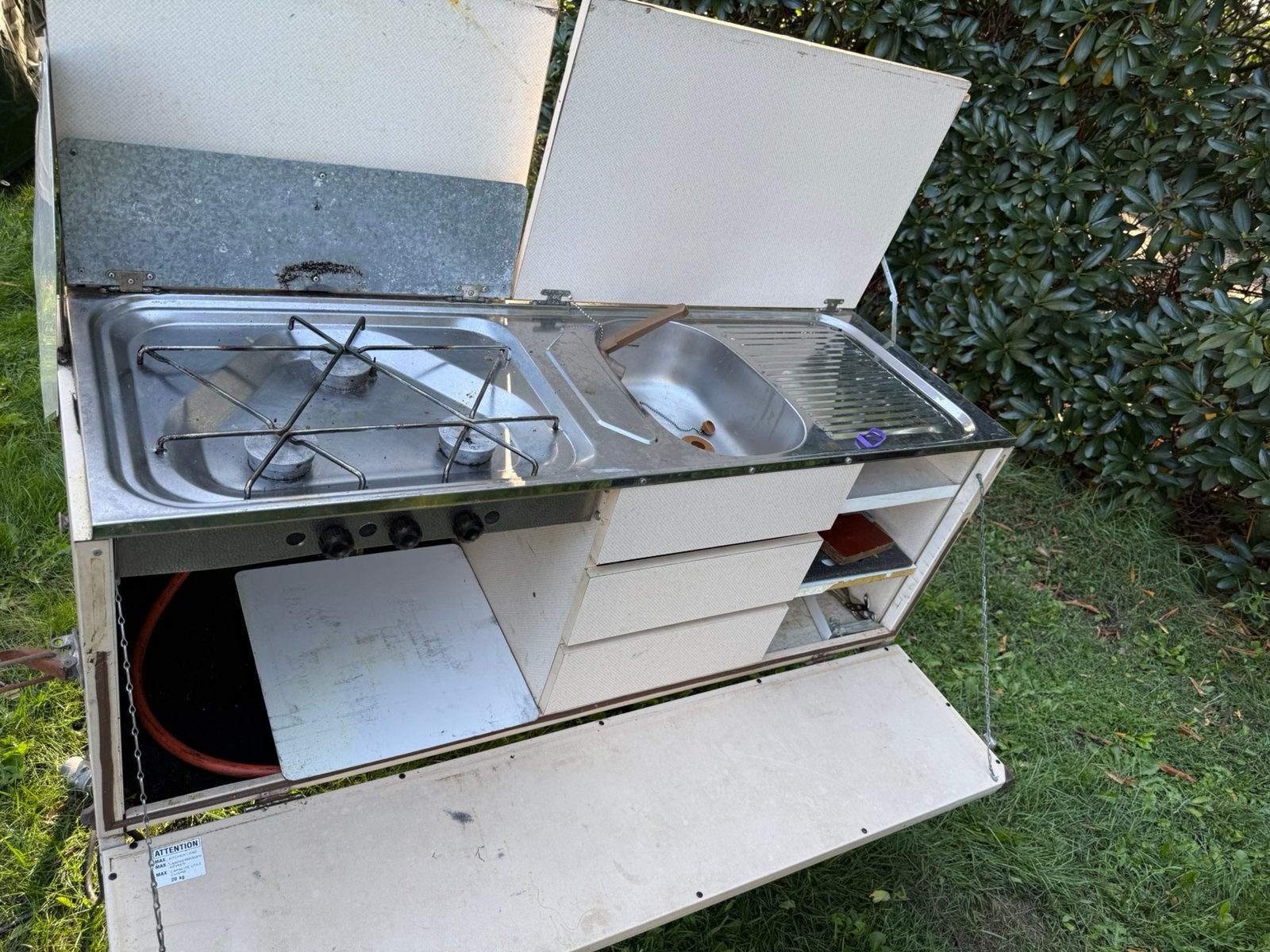 Bermkeuken, Caravans en Kamperen, Ophalen, Gebruikt, Overige