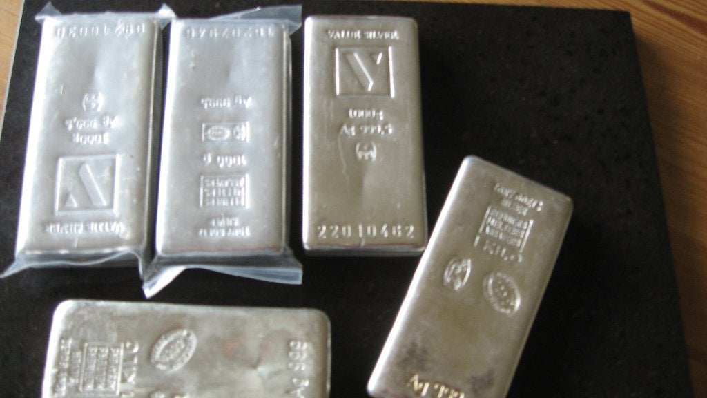 kilo zilver baar, Ophalen, Zilver