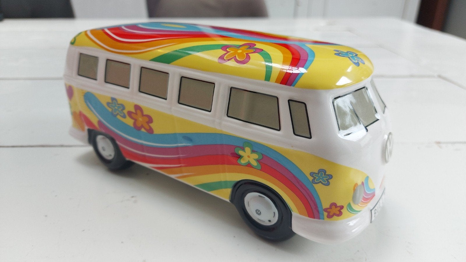 Volkswagen Bus (T1) spaarpot - Hippie design, Ophalen of Verzenden, Zo goed als nieuw, Auto's