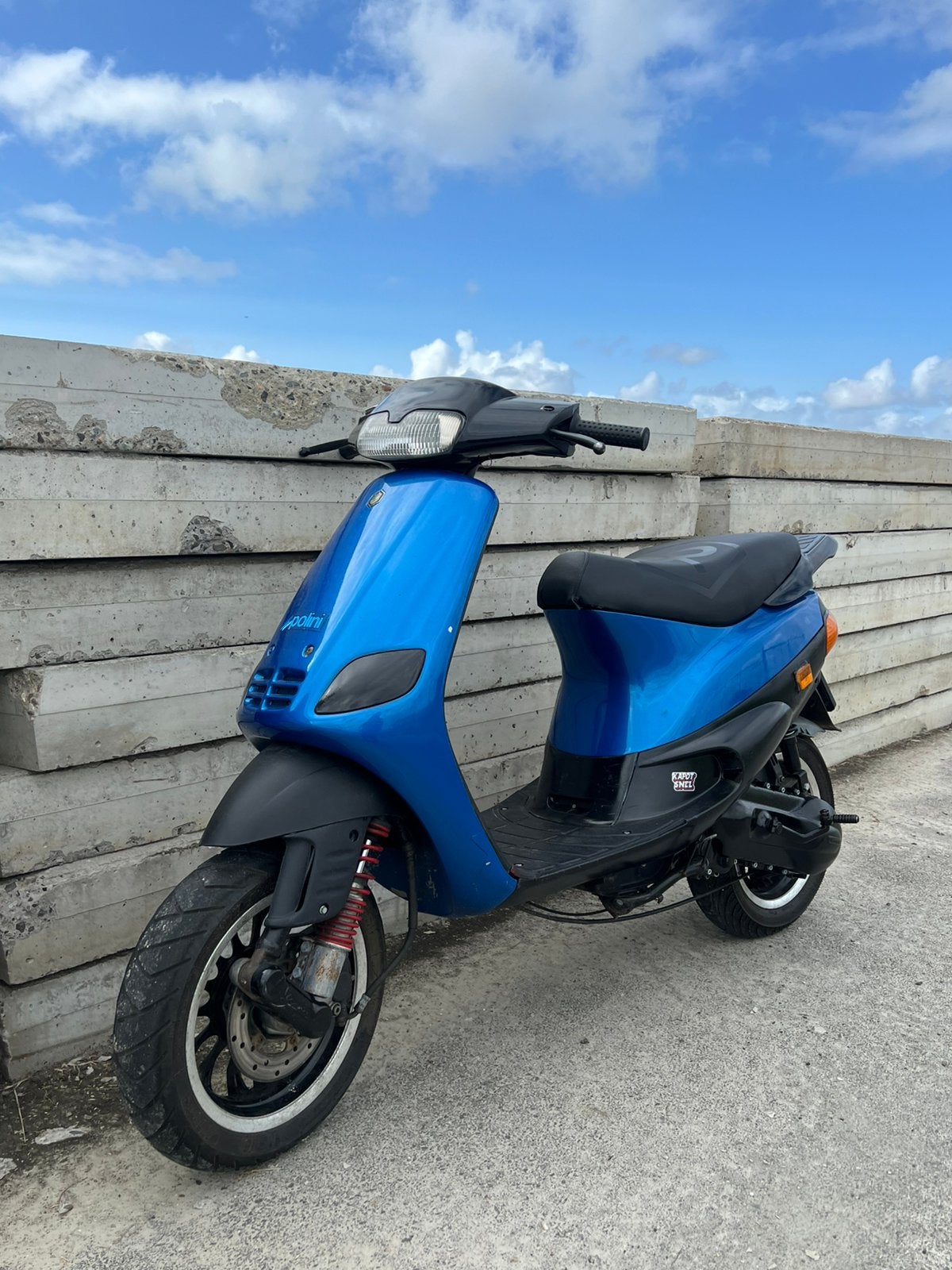 Piaggio Type 3 125cc - Vers opgebouwd met custom details, Ophalen of Verzenden, Zo goed als nieuw, Blok, Piaggio