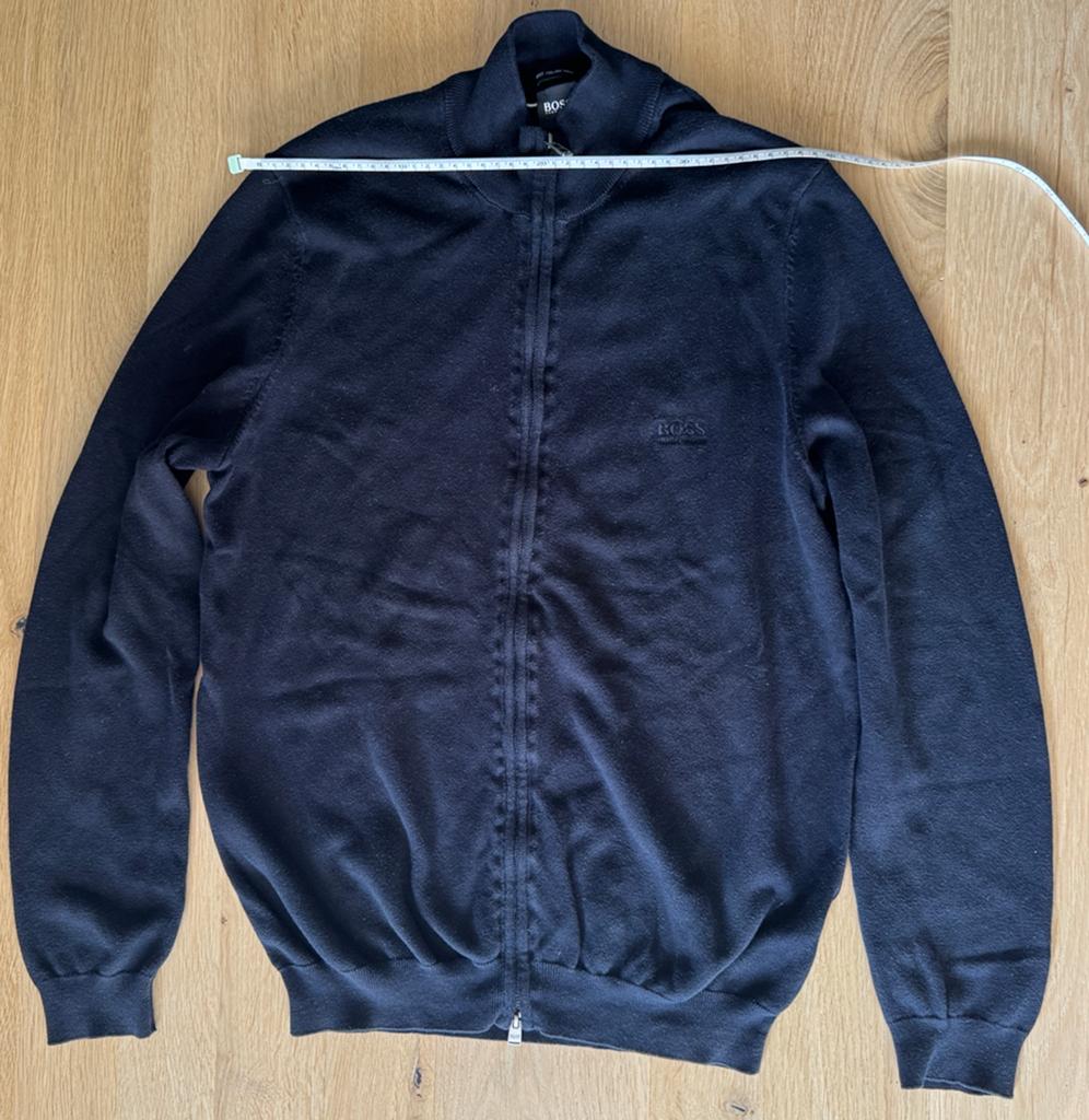 HUGO BOSS vest Palano-L Maat M marineblauw, Kleding | Heren, Ophalen of Verzenden, Zo goed als nieuw, Blauw