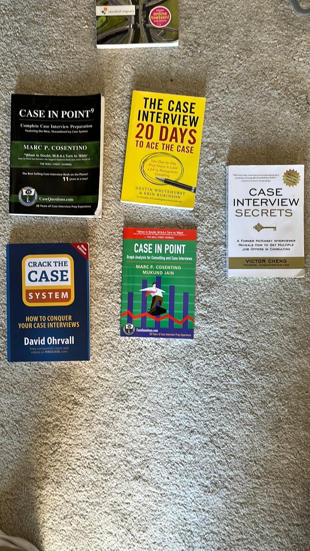 Boeken voor Case Interviews (Consultancy), Ophalen, Gamma, Zo goed als nieuw, WO