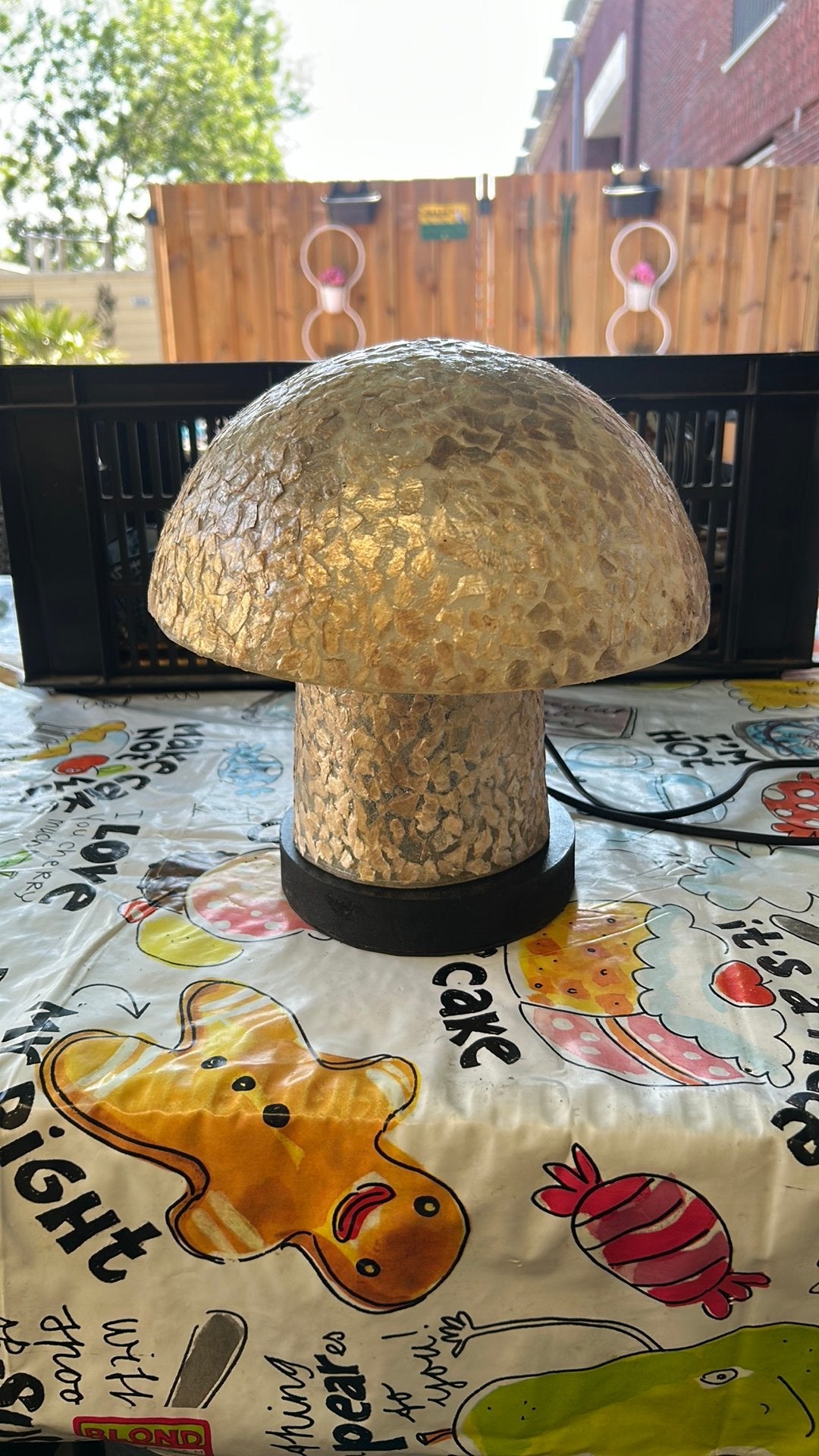 Paddenstoelen lamp “ Sunna”, Ophalen of Verzenden, Zo goed als nieuw