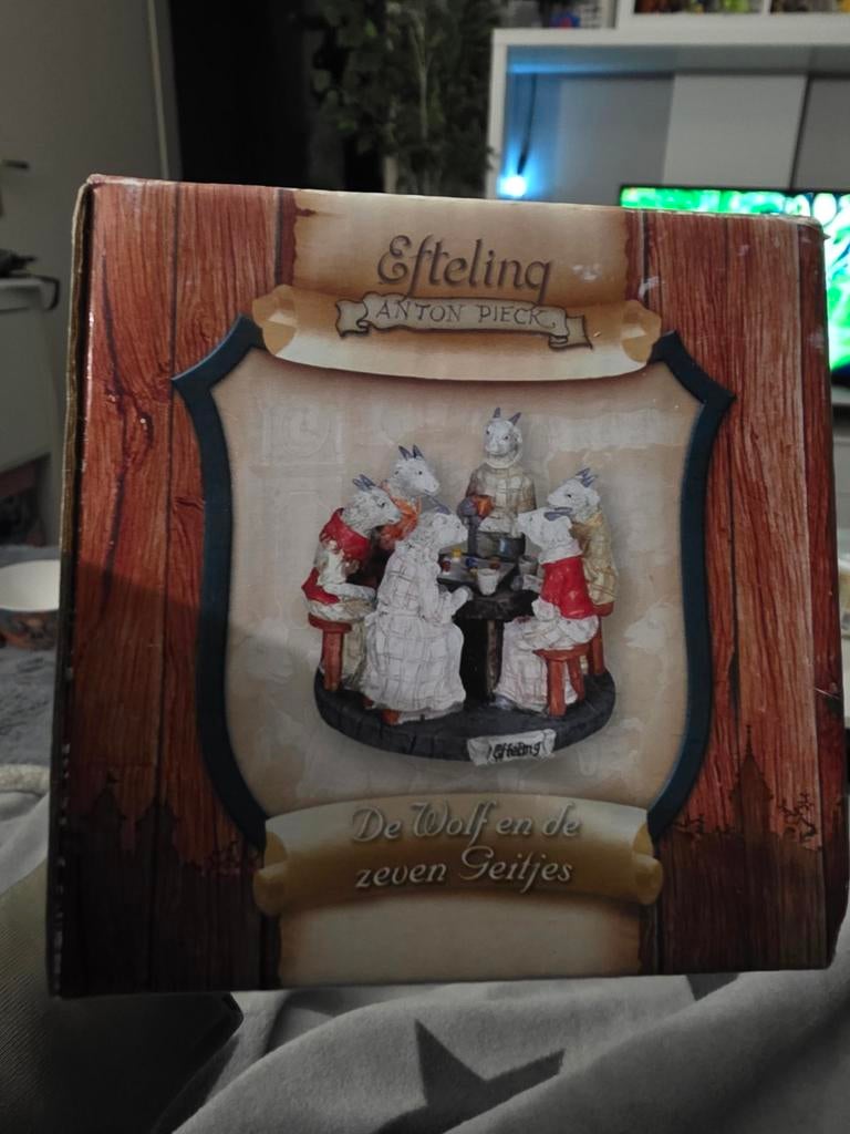 Luville Efteling De Geitjes aan Tafel - In originele doos, Ophalen of Verzenden, Zo goed als nieuw, Beeldje of Poppetje