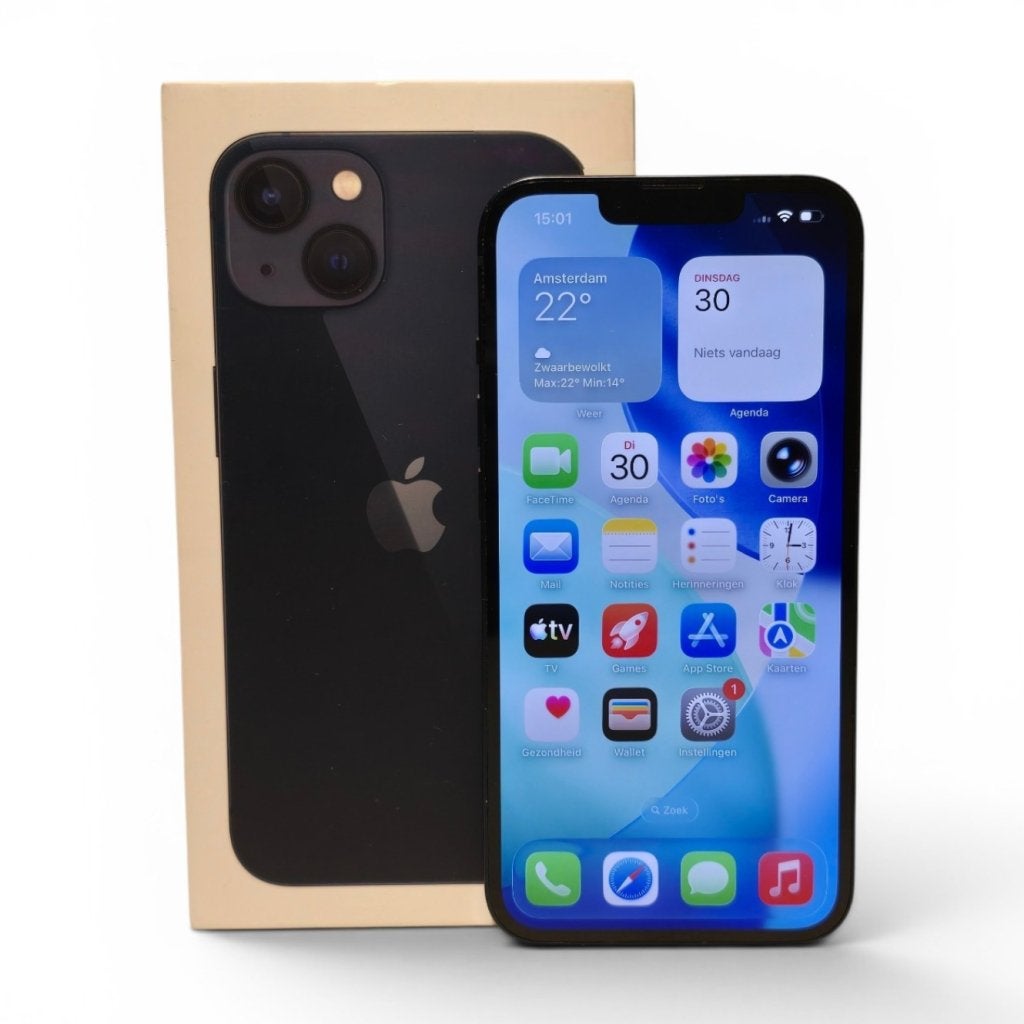iPhone 13 128GB Black | Nette Staat, Apple, Gebruikt, Support@apple.com, One Apple Park Way
Cupertino, CA 95014
United States