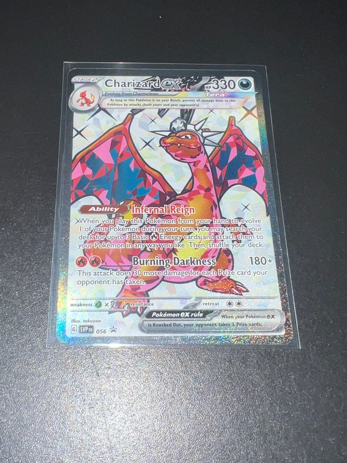 Charizard ex 056 Promo ( Scarlet & Violet Promo ), Ophalen of Verzenden, Zo goed als nieuw