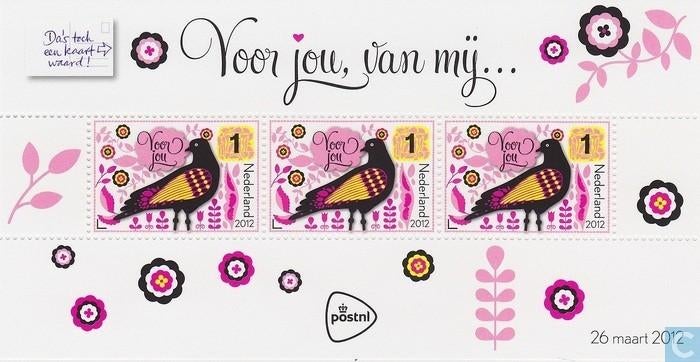 Nederland NVPH nr 2914 postfris Weken van de kaart 2012, Postzegels en Munten, Postzegels | Nederland, Ophalen of Verzenden, Na 1940