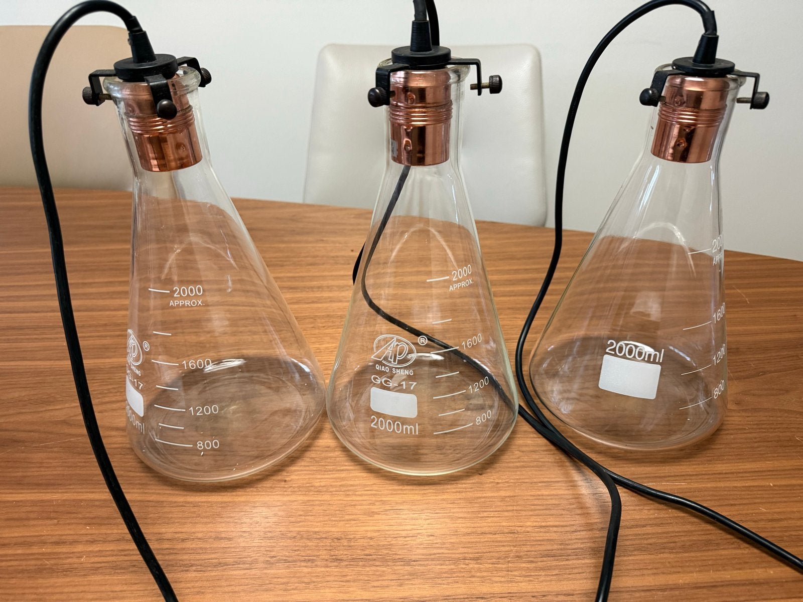 Plafondlampen Erlenmeyer model - Ook voor LED, Gebruikt, Meerkleurig, LED, Overige fittingen